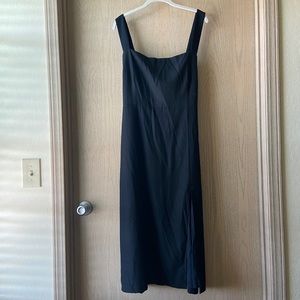 Black Abercrombie Slit Dress